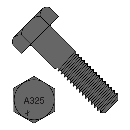 A325 - Heavy Hex - Structural Bolts - Plain Finish