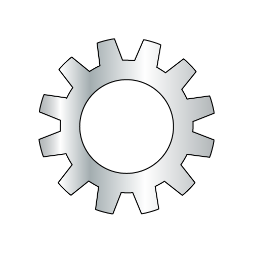 DIN 6797A - External Tooth Lockwashers - Zinc