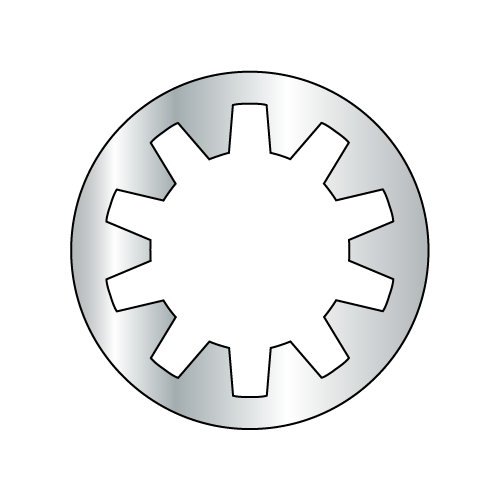 DIN 6797J  - Internal Tooth Lockwashers - Zinc