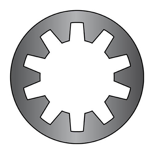 DIN 6797J - Internal Tooth - Lockwashers - Black Oxide