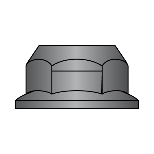 DIN 6927 - Top Lock Flange Nut - Class 10 - Black Phosphate & Oil Finish