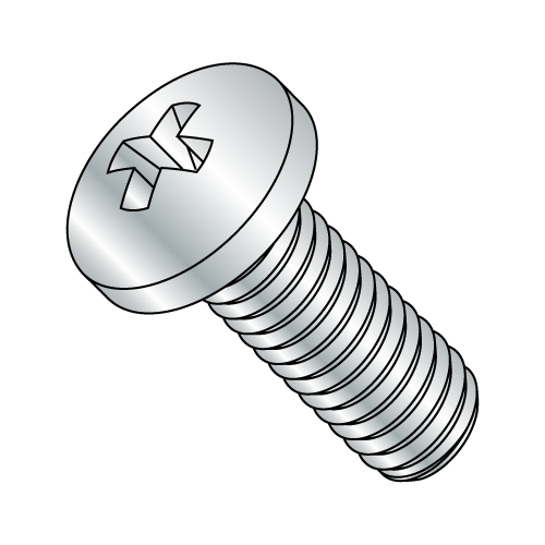 DIN 7985A - Pan - Phillips - Machine Screws - Zinc