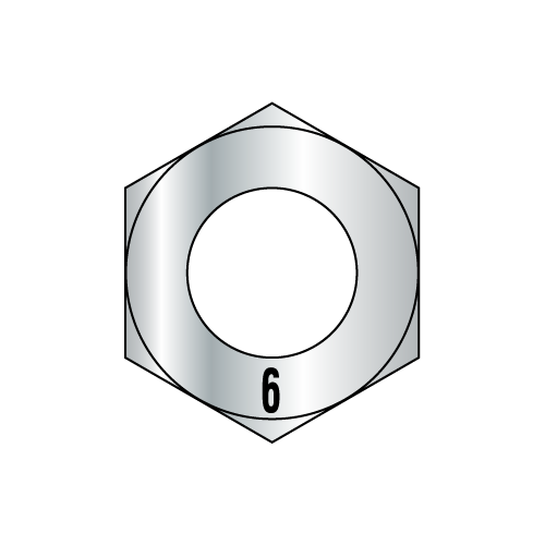 DIN 934 - Metric Hex Nuts - Class 6 - Style 1 - Zinc