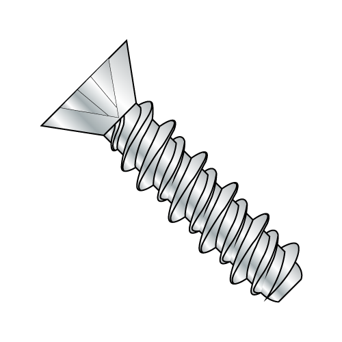 Flat Phillips - High Low - Self Tapping Screws