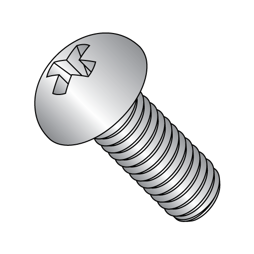 Round - Phillips - Machine Screw - 18-8 - Stainless