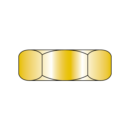 MS35650 - Hex Machine Screws - Cadmium Yellow (USA)