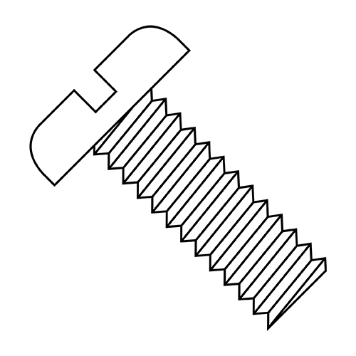 Pan - Slotted - Machine Screw - Nylon