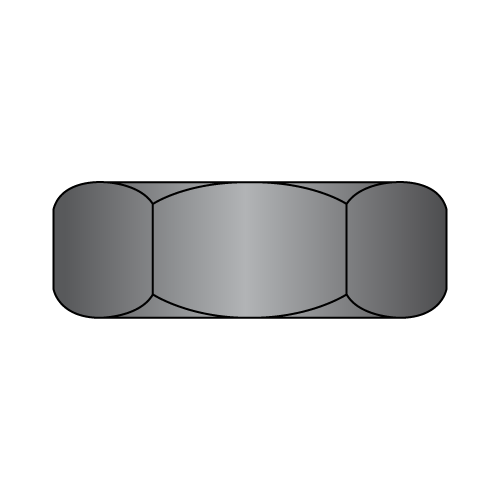 Hex Jam Nuts - Black Zinc