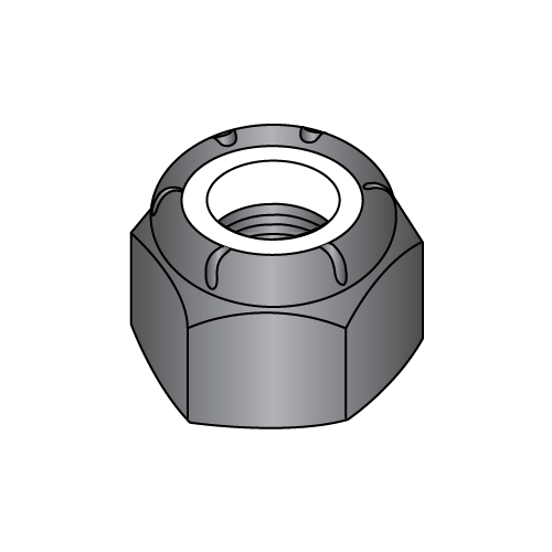 Nylon Insert Stop Nuts - Black Oxide