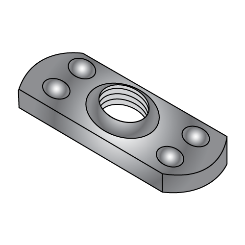 Tab Weld Nuts - Plain Finish