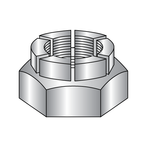 Flex Type Hex Lock Nut - light Hex - Thin Height - 18-8 Stainless