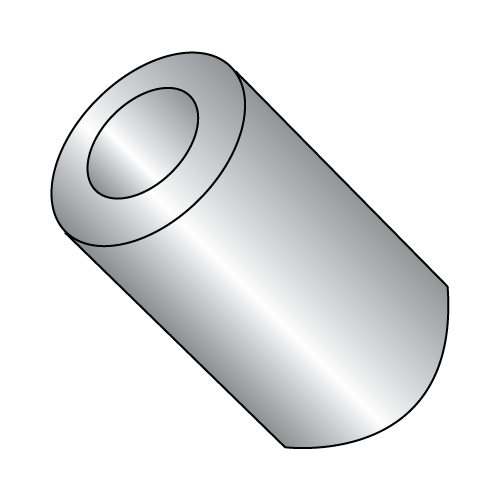 One Quarter - Round Spacers - Nickel Plated