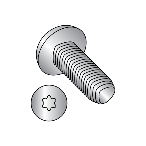 Pan - Six Lobe - Alternatives to Taptite® Thread Rolling Screws* 18-8 Stainless