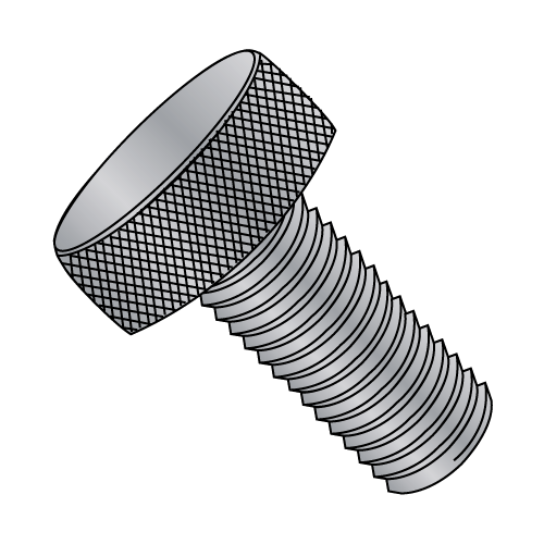 Knurled Thumb Screws - Plain Style - No Shoulder