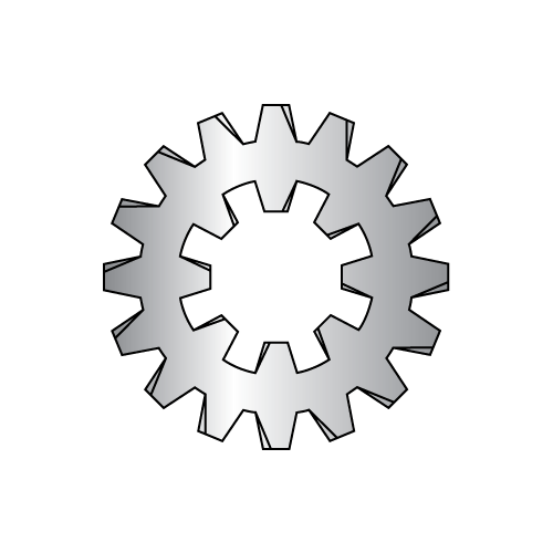 Combination Tooth - Lock Washers - 18-8 Stainless