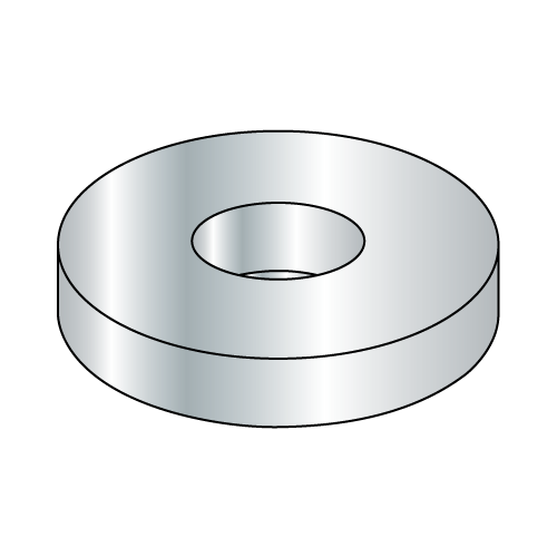 SAE Flat Washers - Made In USA - Zinc