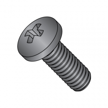 Pan Phillips - Machine Screw - MS51958 - Fine - 18-8 Stainless - Black Oxide