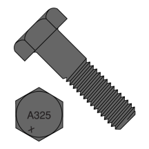 1-8X4 3/4 A325 - Heavy Hex - Structural Bolts - Plain Finish