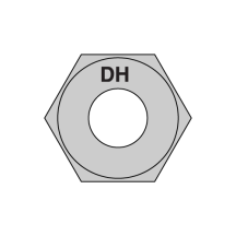 A563 Grade DH - Heavy Hex Nuts - Hot-Dip galvanized