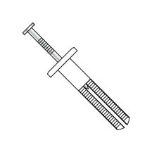 Round Head w/ Slotted Pin - Nylon Hammer Drive Anchor