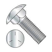 3/8-16X7 1/2 Carriage Bolts (Shaker Screen) - Grade 5 - Zinc