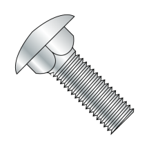 8-32X2 Carriage Bolts - Low Carbon - Zinc