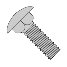 3/8-16X2 1/2 Carriage Bolts - Low Carbon - Hot Dip Galvanized