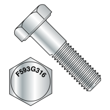 1/2-13X1 1/2 Hex Cap Screw - 316 Stainless Steel