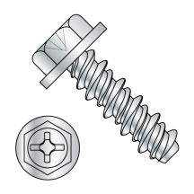 Hex Washer - Phillips - High-Low - Self Tapping Screws