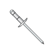 1/8X.217-.375 Multi-Grip Rivets - Large Flange Dome Head - Aluminum Body-Steel Mandrel