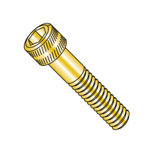 6-32X1/4 Socket Head Cap Screws - MS16997 - Military Specifications - Cadmium Yellow