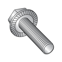 1/4-20X3/4 Serrated Hex Washer - Flange Screws - 18-8 Stainless
