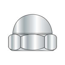 1-8 Acorn Hex Cap Nut - Nickel Plated