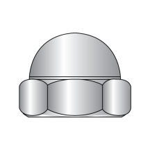 5/16-18 Low Crown Acorn Hex Nut - 18-8 Stainless Steel