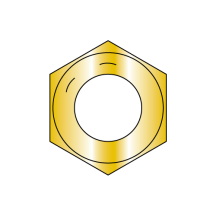 7/8-9 Finished Hex Nuts - Grade 8 - Zinc Yellow - Coarse Thread