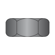 1/4-20 Finished Hex Nuts - Grade 2 - Black Zinc Plated