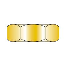 Hex Machine Screw Nuts - Zinc Yellow - Small Pattern