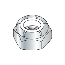 1/2-13  NTE Nylon Insert Stop Nuts - Thin - Zinc