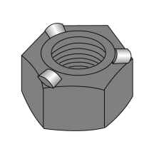 Hex Weld Nuts - 3 Projections - Plain Finish