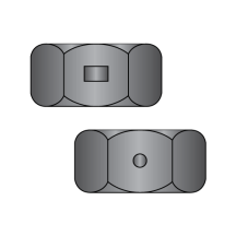 Two Way Reversible Lock Nuts - Finished Pattern - Black Oxide