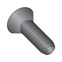 6-32X3/8 Flat - Phillips - Alternatives to Taptite® Thread Rolling Screws* - Black Oxide