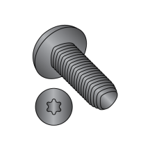 8-32X3/8 Pan - Six Lobe - Alternatives to Taptite® Thread Rolling Screws* - Black Oxide