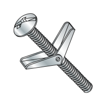 Combination Mushroom Head - Toggle Bolt - Zinc Plated