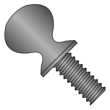 1/4-20X1 1/4 Thumb Screws - Type A - with Shoulder - Black Oxide