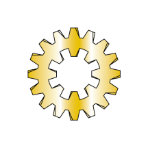 Combination Tooth - Lock Washers - Zinc Yellow